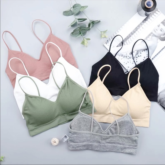 Gray Everyday Essential Lounge Bralette - Picture 2 of 2